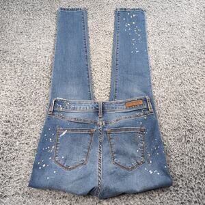 Sanctuary Blue Jeans with Gold Accents